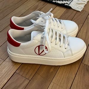 women’s valentino platform sneakers size 7.5
